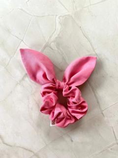 Hair scrunchie pink (Bunny pink)