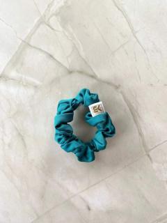 Hair scrunchie turquise (Mini turquise)