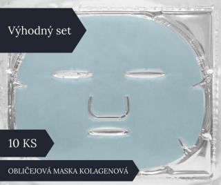 Obličejová maska kolagenová set 10 ks