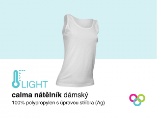 Dámský funkční nátělník bez rukávů Calma LIGHT bílá Barva: Bílá, Velikost: L