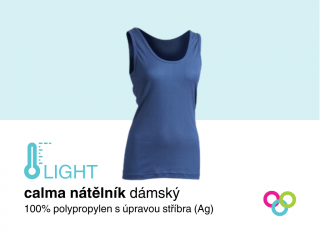 Dámský funkční nátělník bez rukávů Calma LIGHT modrá Barva: Modrá, Velikost: L