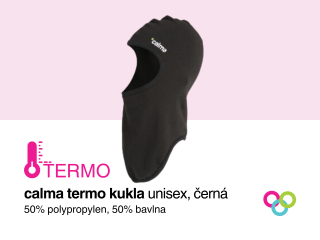 Funkční kukla Calma černá Barva: Černá, Velikost: Junior (130-160)
