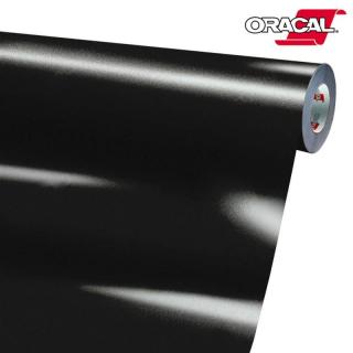 Černá reflexní samolepící folie 123cm x 1m