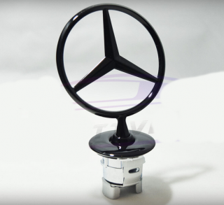 Přední znak Mercedes Benz černý leský A2218800086 (OEM NO : A2218800086)