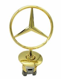 Přední znak Mercedes Benz zlatý A2218800086 (OEM NO : A2218800086)