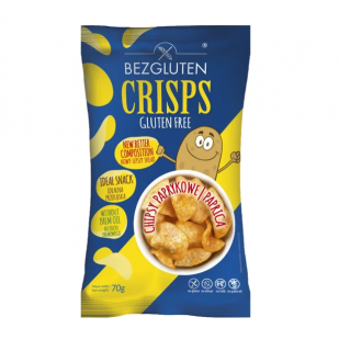 Bezgluten Chipsy paprikové bez lepku 70g