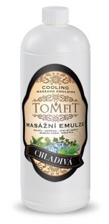 Masážní emulze TOMFIT chladivá, 1l