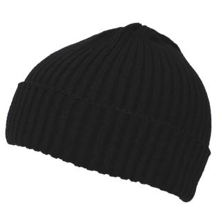 čepice pletená zimní WATCH HAT černá