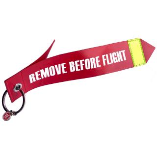 klíčenka REMOVE BEFORE FLIGHT nylonová