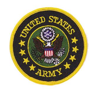 nášivka U.S. ARMY kulatá 7,5 cm