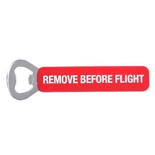 otvírák na láhve Remove Before Flight červený