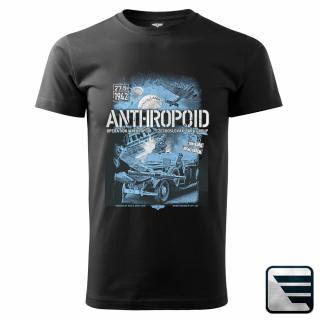tričko ANTHROPOID černé