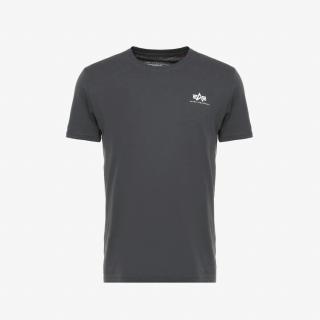 tričko BASIC T SMALL LOGO greyblack