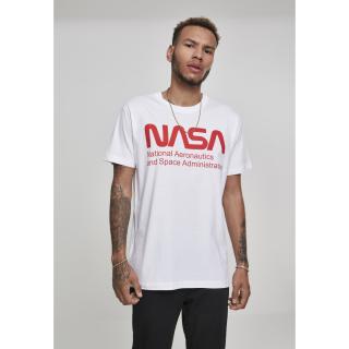 tričko NASA Wormlogo bílé