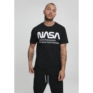 tričko NASA Wormlogo černé