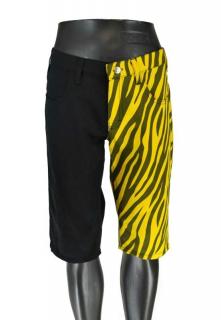 PUNK KRAŤASY ČERNÁ / ŽLUTÁ ZEBRA - pánské