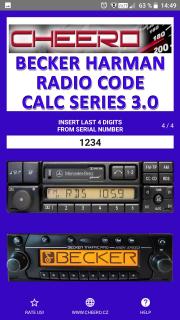 BECKER HARMAN RADIO CODE CALC