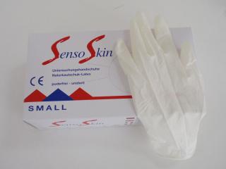 Vyšetřovací rukavice latex, velikost S (100ks)