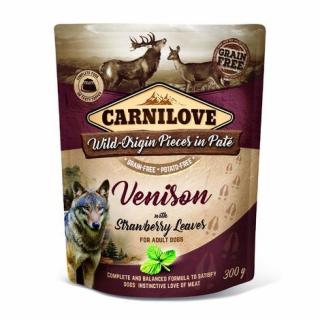 Carnilove Dog Pouch Paté Venison &amp; Strawberry 300g