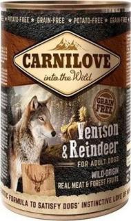 Carnilove Wild konz Meat Venison &amp; Reindeer 400g