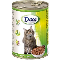 DAX cat králík kousky 415g