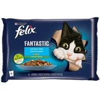 FELIX Fantastic losos s cuketou,pstruh a zelené fazolky 4x85g