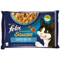 FELIX Sensations treska se sardinkami v želé 4x85g