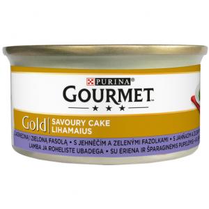 GOURMET Gold Savoury Cake KK s jedněčím a zelenými fazolkami   85g