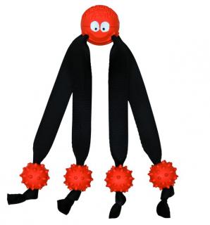 Míč z tvrdé gumy chobotnice s chapadly 24 cm