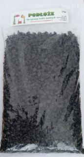 Písek akvarijní 2kg - černý hrubý