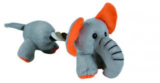 Plyšový pejsek/slon s bavlněnou šňůrou 17cm