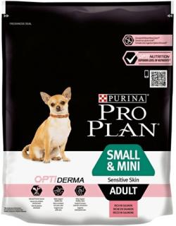 PRO PLAN SMALL &amp; MINI ADULT optiderma  losos    700g