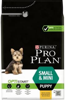 PRO PLAN SMALL &amp; MINI PUPPY optistart  kuře  3kg