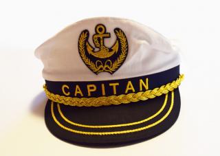Kapitán K3 - dospělá kapitánská námořnická čepice