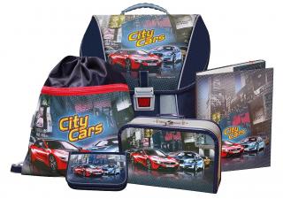 Školní batohový set Emipo CITY CARS 5-dílný