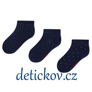 3 pack ponožek junior Mayoral modré nízké