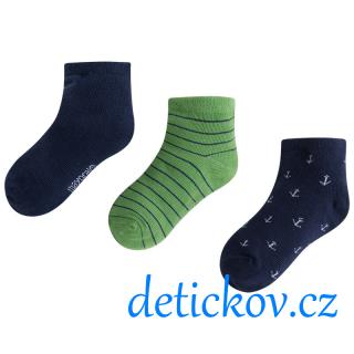 3 pack ponožek Mayoral modré a zelené