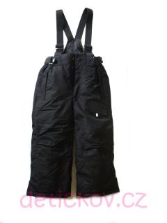 dětské oteplováky- lyžařské kalhoty černé