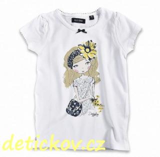 dětské tričko BS ,, Daisy girl ,, bílé