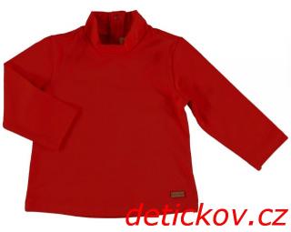 Mayoral baby basic tričko se stojáčkem červené