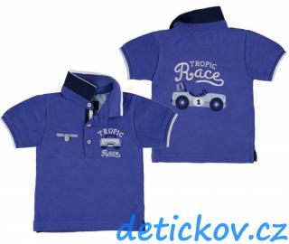 Mayoral baby polo ,, Race ,, modré