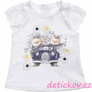 Mayoral baby tričko .. Blue car ,,