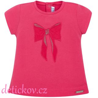 Mayoral baby tričko-halenka ,,Mašle,, růžové fuchsiové
