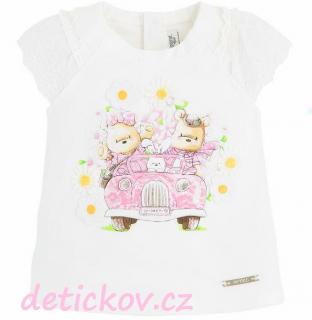 Mayoral baby tričko .. Rose car ,,