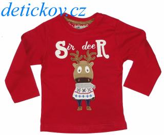 Mayoral baby tričko ,, Sobík,, červené