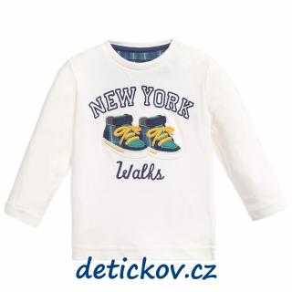 Mayoral baby tričko ,, Tenisky,, bílé