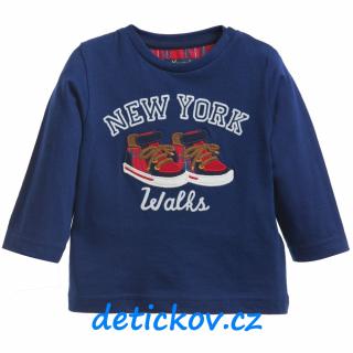 Mayoral baby tričko ,, Tenisky,, modré