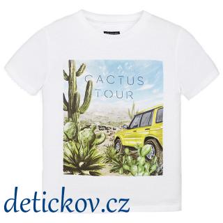 Mayoral boy tričko ,,Kaktus,, bílé