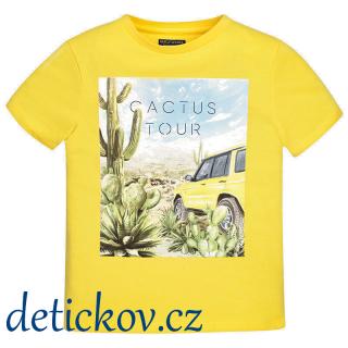 Mayoral boy tričko ,,Kaktus,, žluté