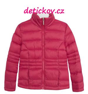 Mayoral girl lehoučká ( soft) prošívaná zimní bunda JAHODOVÁ